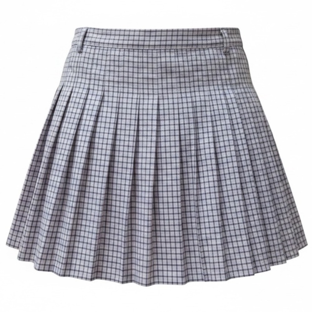 Urban Outfitters Checked Pleated Mini Skirt Cargo Pocket Size‎ M